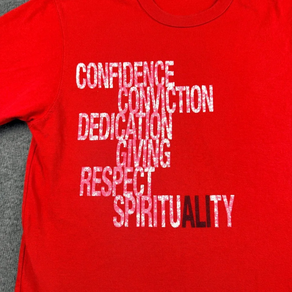Champion X Muhammad Ali Red Graphic T-Shirt S Small GT19T 2WC The Greatest Mens - Picture 5 of 12